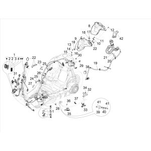 Cablaggio Vespa Elettrica 25km/h SCH Euro 5 2021