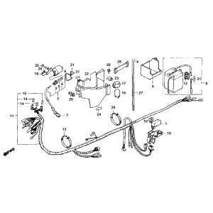 Cablaggio Honda MB50/MB80
