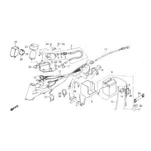Cablaggio Honda MT50