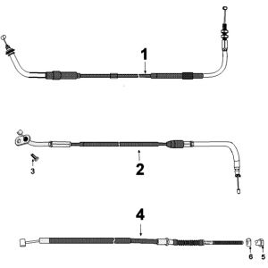 Cavi Peugeot Kisbee Euro 4 2018 → Cavi arancioni Peugeot-Kisbee