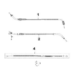 Cavi Peugeot Speedfight 3 50 2 tempi AC rossi