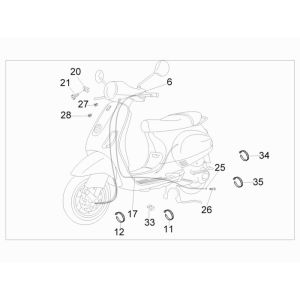 Cavi Vespa LXV 4 tempi 2V 25km/h