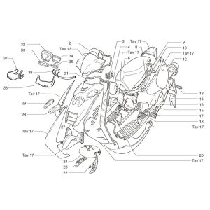 Cappe - Placcatura Beta Ark-k One 50 2 tempi AC 2010