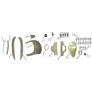 Cappucci - Placcatura frontale AGM Nano silver