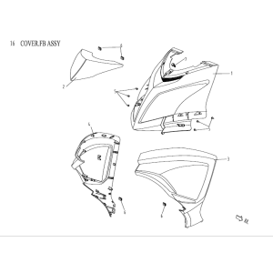 Cappucci - Placcatura frontale China Venom nera