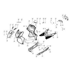 Cofani - Pannelli frontali - Kymco Agility City 16 200i