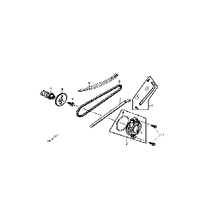 Albero a camme - Catena di distribuzione - Guidacatena Sym Fiddle III Matt Black