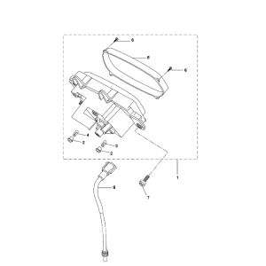 Tachimetro - Cockpit - Cavo tachimetro Yamaha Bw's a 2 tempi