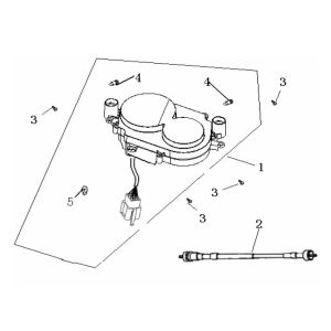 Contachilometri - Cockpit Generic Ideo 50 2 tempi 2010 nero 25