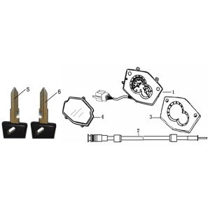 Contachilometri - Cockpit Generic Xor 50 2 tempi 2007 bianco 25