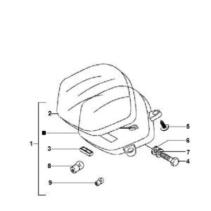 Contachilometri - Cabina di guida Vespa LX 50 4 tempi 2V AC 25km/h