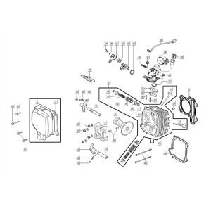 Coperchio valvole - Testa cilindro Kymco Agility City 16 200i