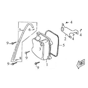 Coperchio valvole Edwards Tomorrow Grande Retro 125