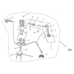 Indicatori di direzione posteriori - Fanale posteriore rosa Turbho RG50
