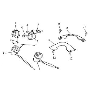 Indicatori anteriori Turbo RG50 arancioni