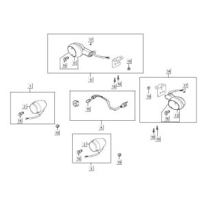 Indicatori Kymco Maxxer 90 neri