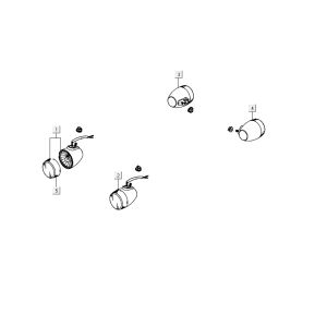 Indicatori Kymco Carry 4 tempi neri