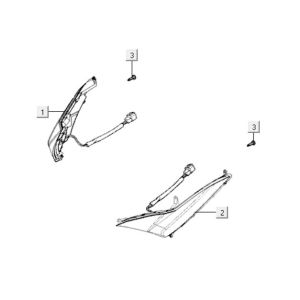 Indicatori Kymco Xciting 400i nero opaco