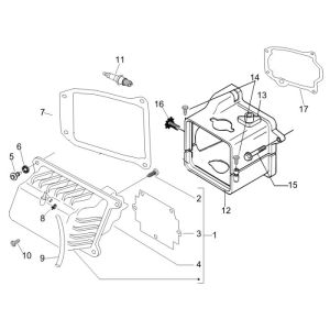 Tappi refrigeranti - Coperchio valvole - Candela Vespa LXV 4 tempi 2V 25km/h