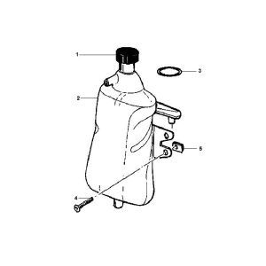 Serbatoio refrigerante Gilera Runner 50 2 tempi LC 1998-2005