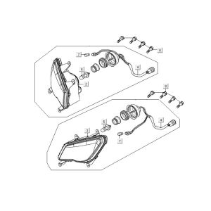 Faro anteriore Kymco MXU 300R