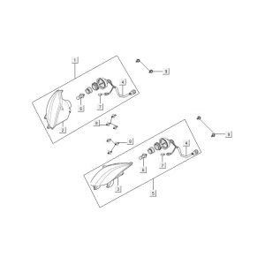 Faro anteriore Kymco MXU 500