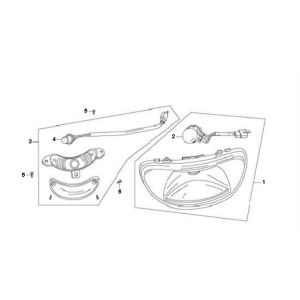 Fanale anteriore Berini Speedy 4 tempi