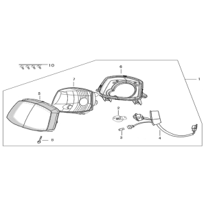 Faro China Star 50 verde crema