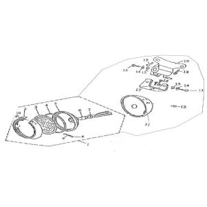 Fanale anteriore Giantco Grand Venus 125