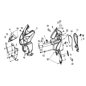 Fari/indicatori Sym Symphony SR 50 Silver (S880S)