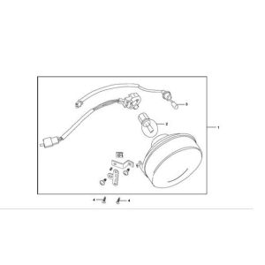 Faro anteriore Rover Fun a 4 tempi