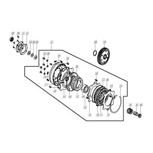 Raccordo Kymco K-Pipe 4 tempi bianco
