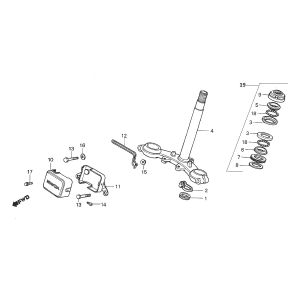 Crown Piece - Cuffie Honda MTX 50