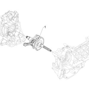 Albero motore Piaggio MP3 300 ie LT Business - Sport (con e senza ABS) 2016-2018