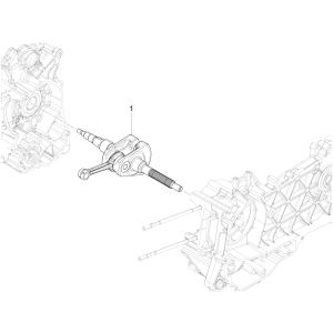 Albero motore Vespa Sprint 125 3V IE ABS Euro 5 2021