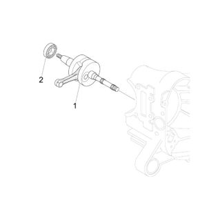 Albero motore Piaggio New Fly 4 tempi 4V