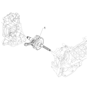 Albero motore Piaggio MP3 300 LT Sport 2009-2014