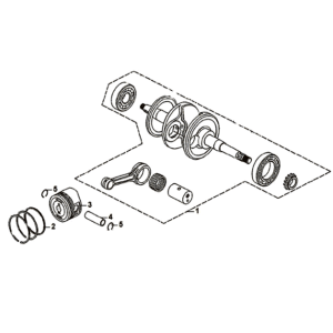 Albero motore Sym Jet 14 125I E4