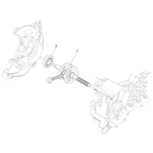 Albero motore Vespa Sprint 50 4 tempi IGET 3V Euro 4