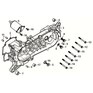 L. Crank Case Sym Orbit III 125I E5