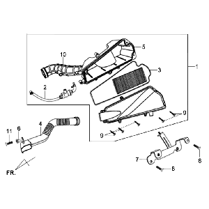 Filtro aria Sym Allo (WH871) champagne