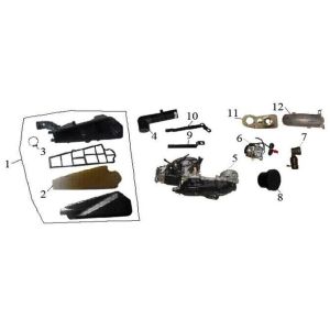 Filtro aria China LX antracite