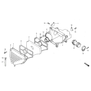 Filtro aria Honda MT50