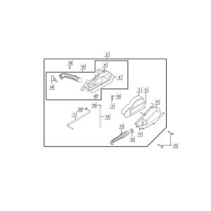 Filtro aria Kymco Agility 10' 4 tempi Sporty arancione