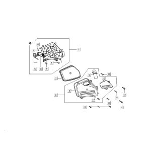 Filtro aria Kymco DJ 2-Stroke Silver