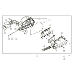 Filtro aria bianco Kymco Like 200i