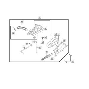 Filtro aria metallico Kymco VP50 4 tempi ACoak