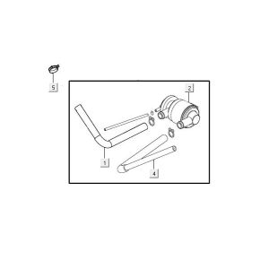 Membrana pneumatica Kymco Agility 16+ 125 in argento metallizzato opaco
