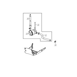 Membrana pneumatica nera a 4 tempi Kymco Delivery