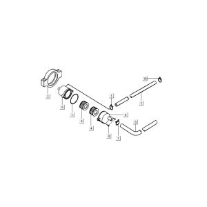 Membrana pneumatica blu a 2 tempi Kymco People 50